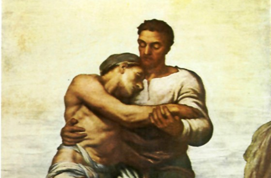 Painting of The Good Samaritan by George Frederic Watts