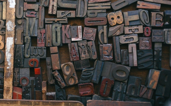 A jumble of letters, like the jumble of language